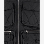 GILET EMBER IN NYLON EMBER VEST KETCHUPBLACK IENKI IENKI 