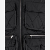 GILET EMBER IN NYLON EMBER VEST KETCHUPBLACK IENKI IENKI 