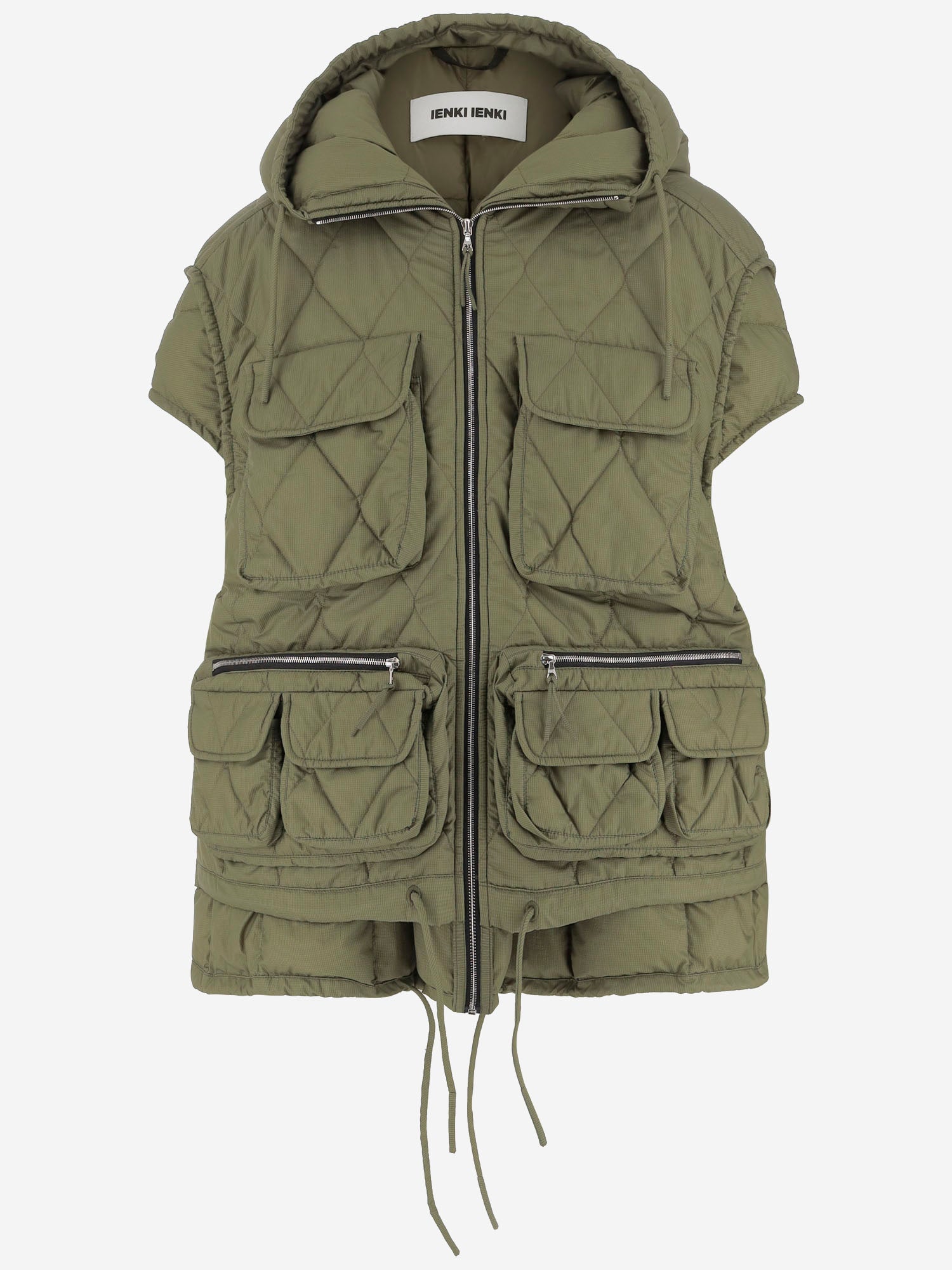 GILET EMBER IN NYLON EMBER VEST KETCHUPKHAKI IENKI IENKI 