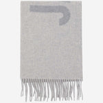 SCIARPA IN LANA CON MAXI LOGO ACU00435AOT4001 950 JACQUEMUS 