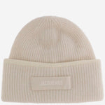 BEANIE IN MISTO LANA CON LOGO ACU00666AK00227 110 JACQUEMUS 