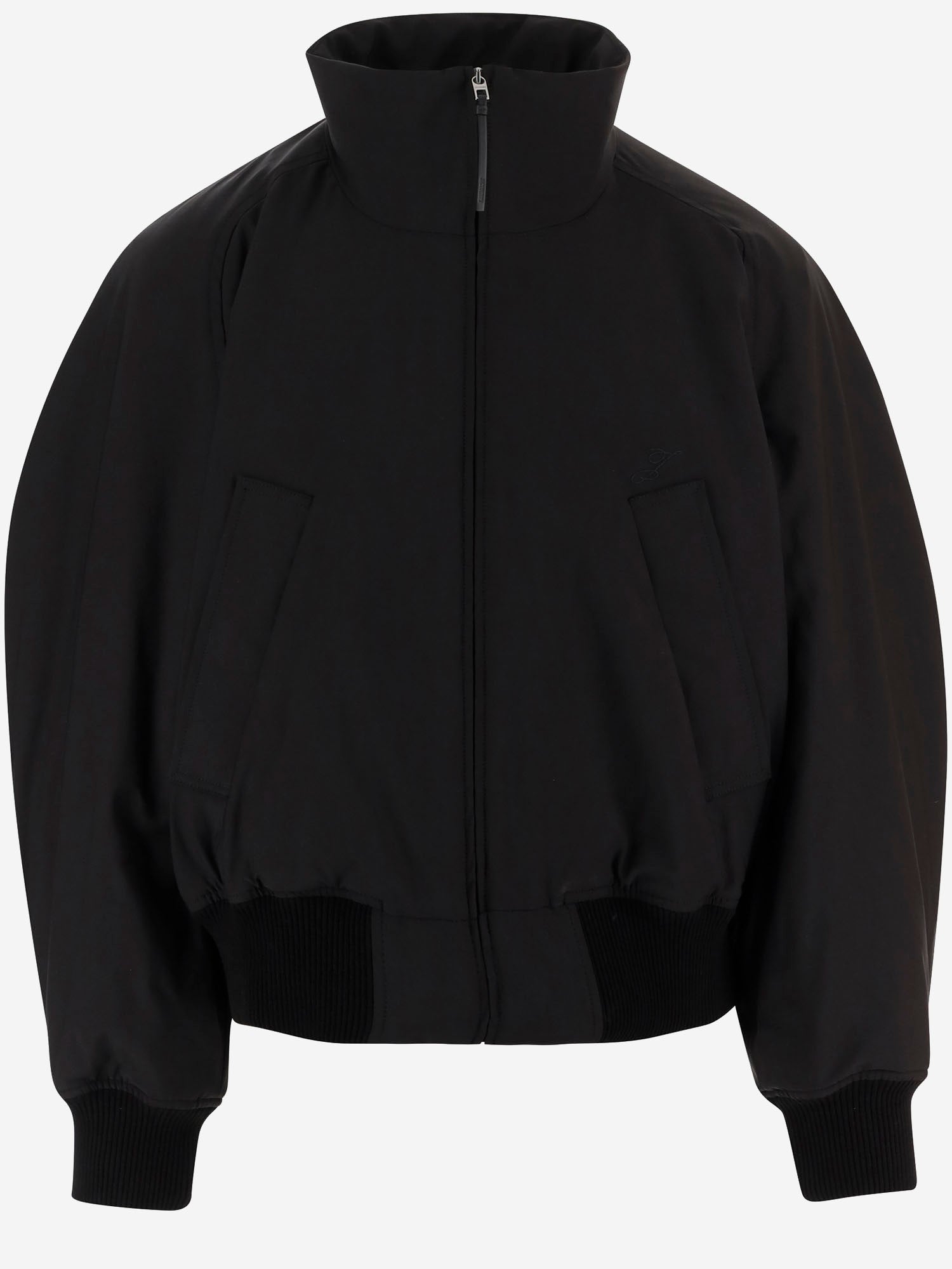 GIUBBOTTO IN MISTO COTONE STRETCH CON ZIP E COLLO ALTO HOUM00123AW00239 990 JACQUEMUS 