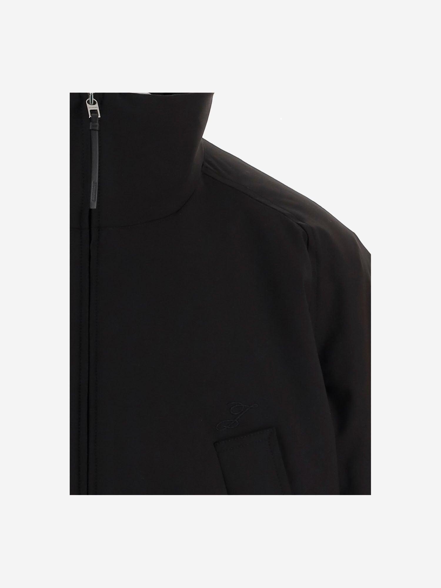 GIUBBOTTO IN MISTO COTONE STRETCH CON ZIP E COLLO ALTO HOUM00123AW00239 990 JACQUEMUS 