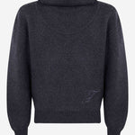 Maglione con dolcevita ampio in lana e cashmere SWW00624AK00278 970 JACQUEMUS 