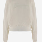 MAGLIONE IN LANA MERINO CON RICAMO LOGO SWW00632AK00299 110 JACQUEMUS 