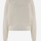 MAGLIONE IN LANA MERINO CON RICAMO LOGO SWW00632AK00299 110 JACQUEMUS 