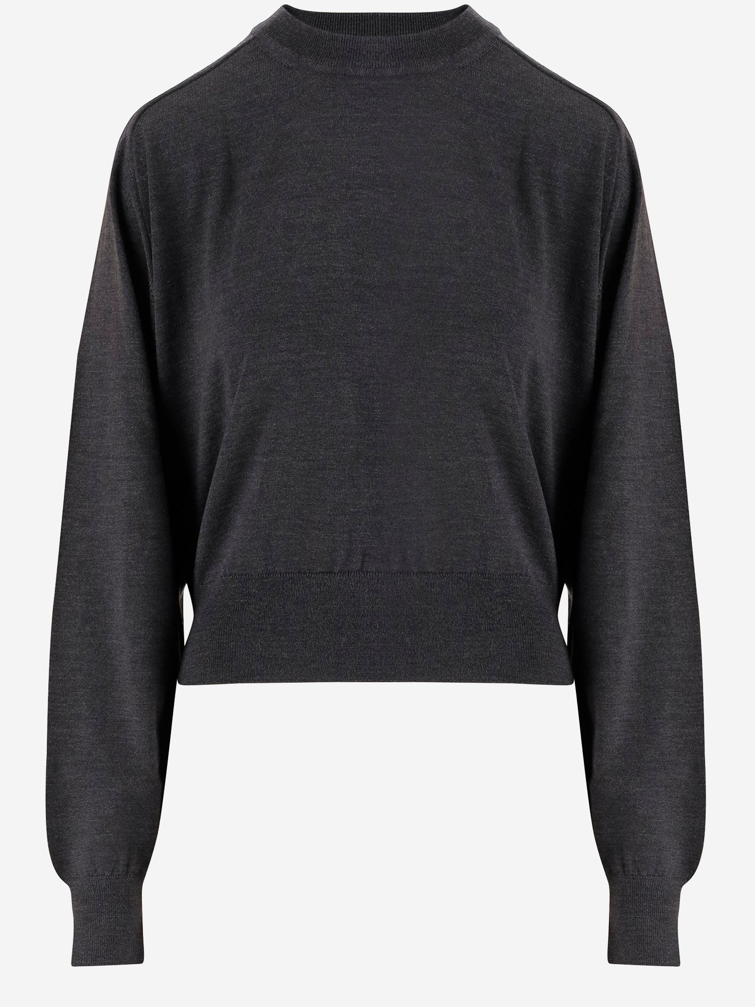 MAGLIONE IN LANA MERINO CON RICAMO LOGO SWW00632AK00299 970 JACQUEMUS 