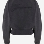 MAGLIONE IN LANA MERINO CON RICAMO LOGO SWW00632AK00299 970 JACQUEMUS 