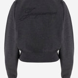 MAGLIONE IN LANA MERINO CON RICAMO LOGO SWW00632AK00299 970 JACQUEMUS 
