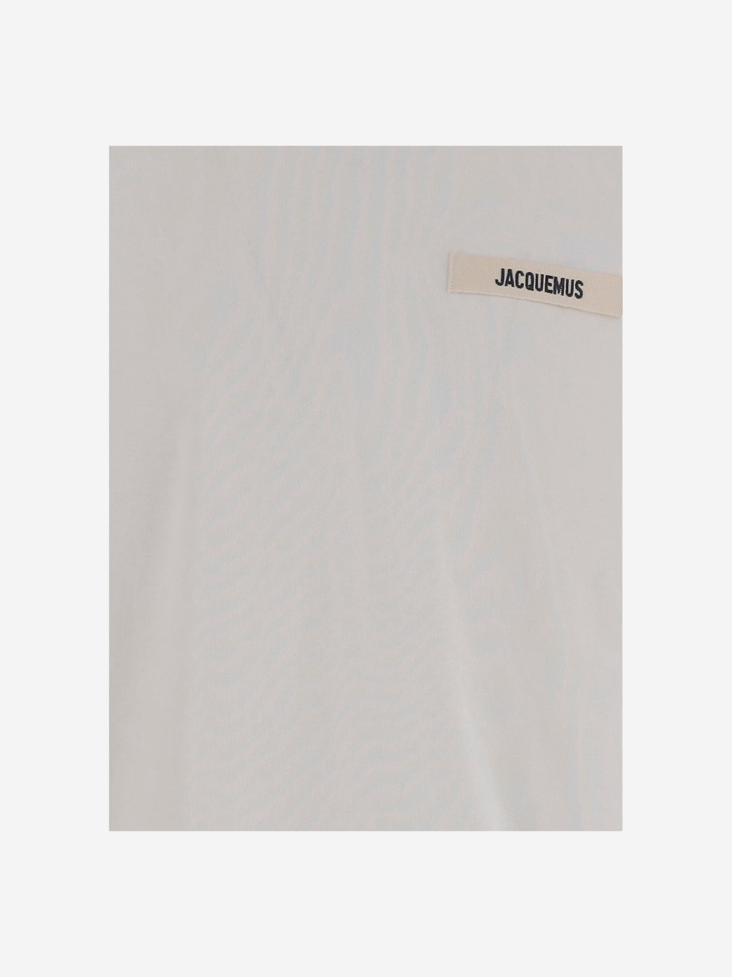 T-SHIRT IN COTONE CON LOGO TSM00133AJ00226 100 JACQUEMUS 