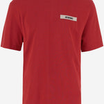 T-SHIRT IN COTONE CON LOGO TSM00133AJ00226 480 JACQUEMUS 