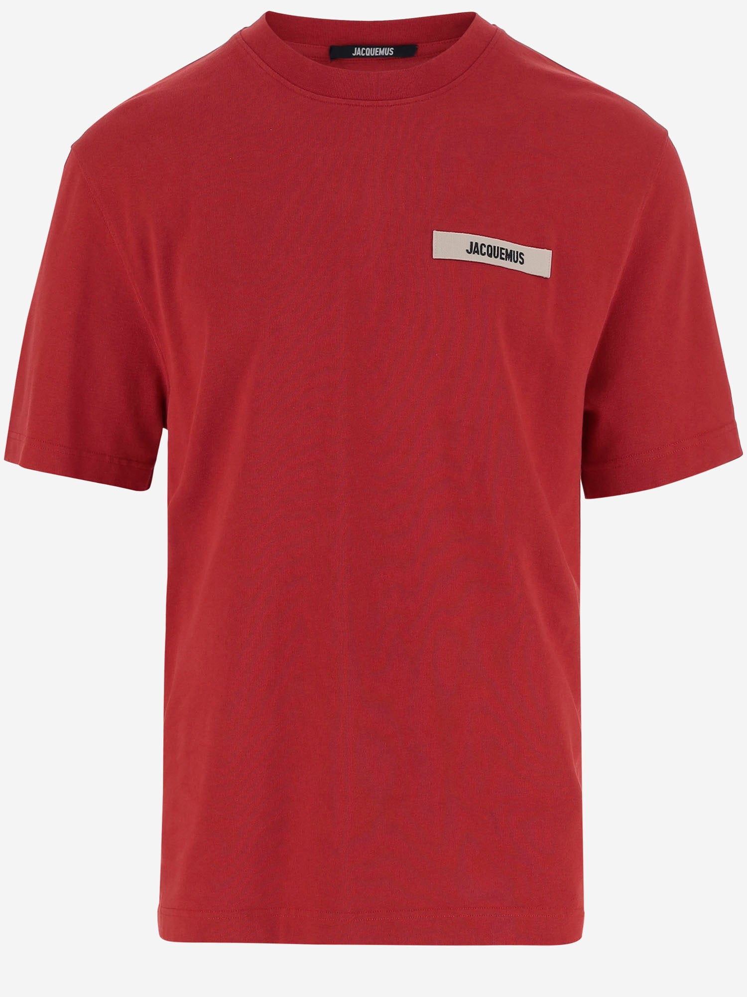 T-SHIRT IN COTONE CON LOGO TSM00133AJ00226 480 JACQUEMUS 