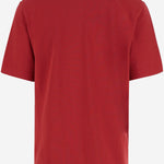 T-SHIRT IN COTONE CON LOGO TSM00133AJ00226 480 JACQUEMUS 