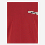 T-SHIRT IN COTONE CON LOGO TSM00133AJ00226 480 JACQUEMUS 