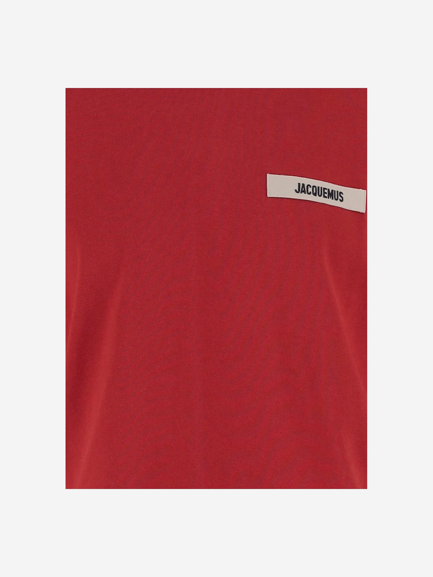 T-SHIRT IN COTONE CON LOGO TSM00133AJ00226 480 JACQUEMUS 