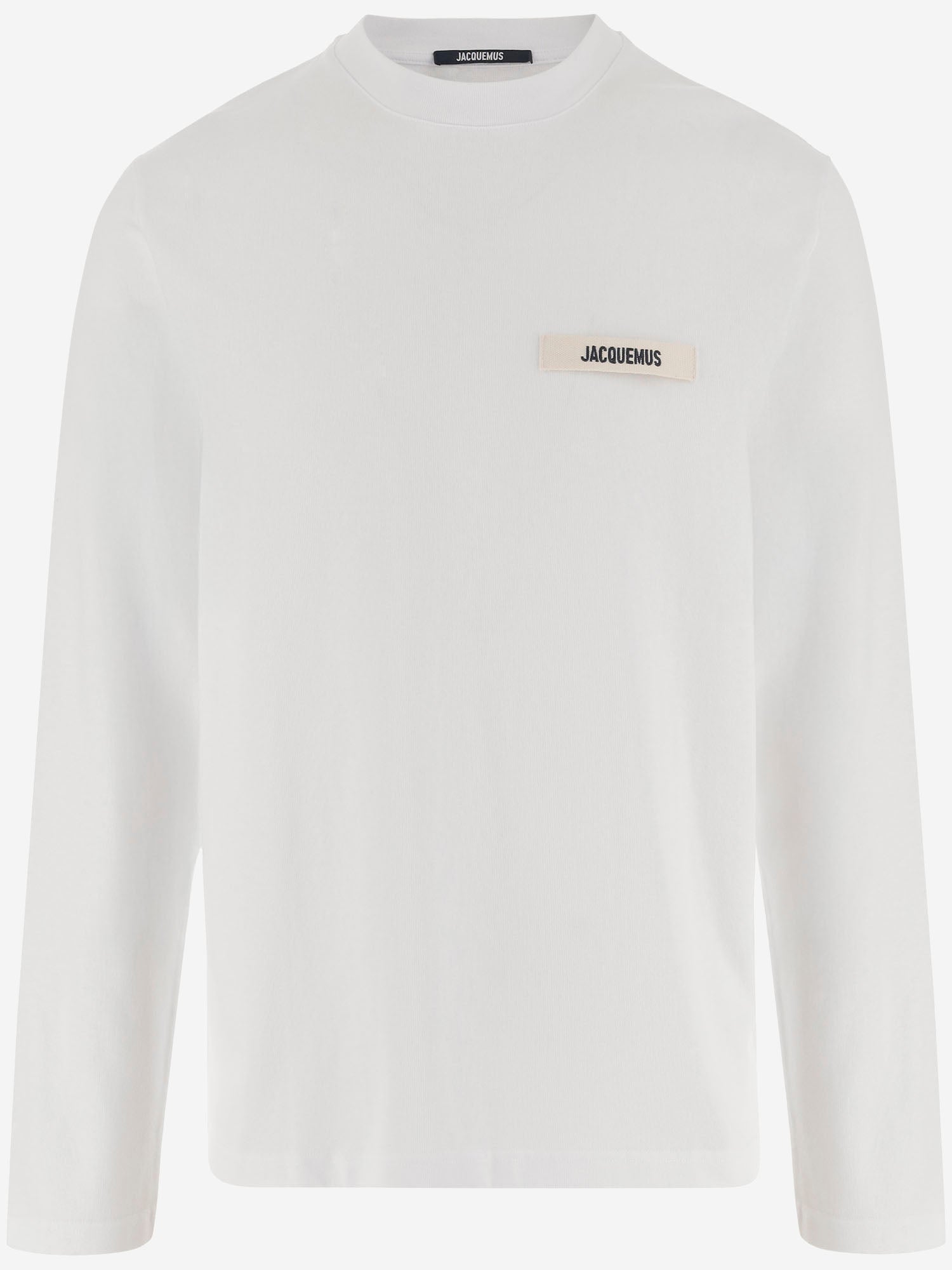 T-SHIRT A MANICHE LUNGHE CON LOGO TSM00570AJ00226 100 JACQUEMUS 