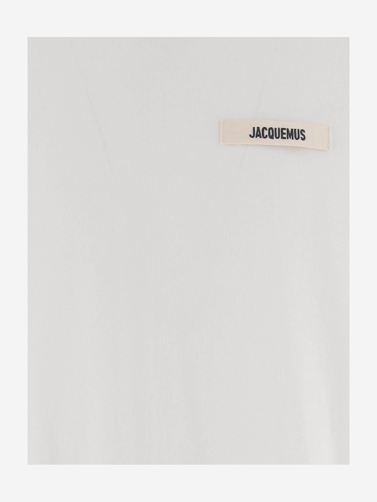 T-SHIRT A MANICHE LUNGHE CON LOGO TSM00570AJ00226 100 JACQUEMUS 