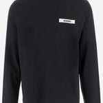 T-SHIRT A MANICHE LUNGHE CON LOGO TSM00570AJ00226 990 JACQUEMUS 