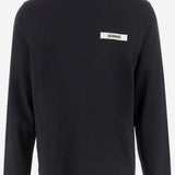 T-SHIRT A MANICHE LUNGHE CON LOGO TSM00570AJ00226 990 JACQUEMUS 