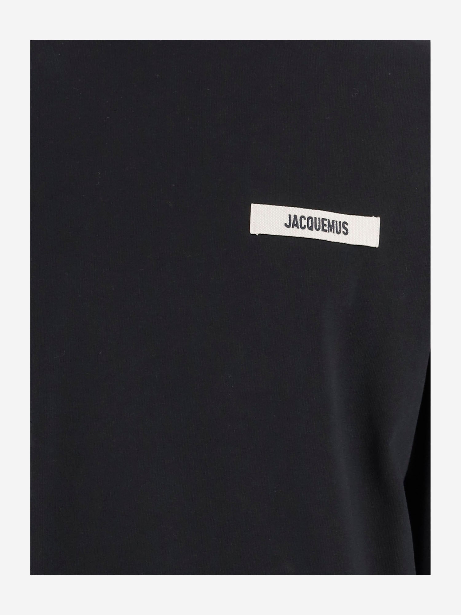 T-SHIRT A MANICHE LUNGHE CON LOGO TSM00570AJ00226 990 JACQUEMUS 