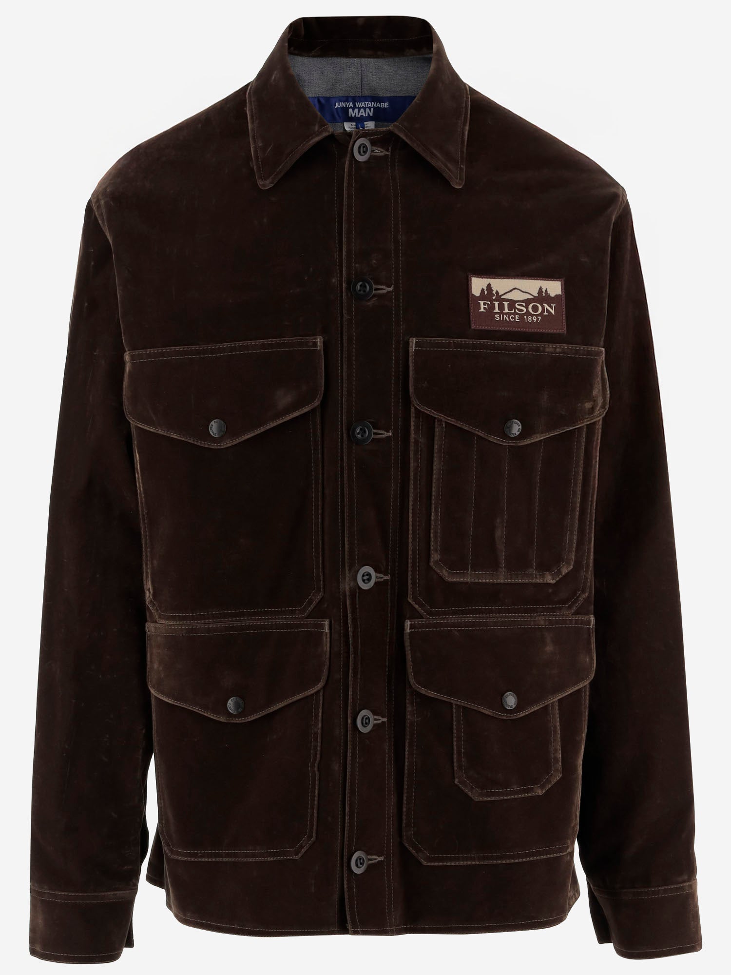 GIUBBOTTO MULTITASCHE IN MISTO COTONE WPJ017W25 1 JUNYA WATANABE 