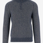 MAGLIA IN MISTO LANA CON ZIP AL COLLO K4138JW KBC K-WAY 