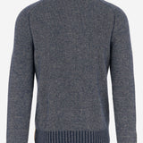 MAGLIA IN MISTO LANA CON ZIP AL COLLO K4138JW KBC K-WAY 