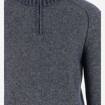 MAGLIA IN MISTO LANA CON ZIP AL COLLO K4138JW KBC K-WAY 