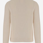 MAGLIA CON TRECCE IN COTONE E ALPACA K4138LW KBG K-WAY 