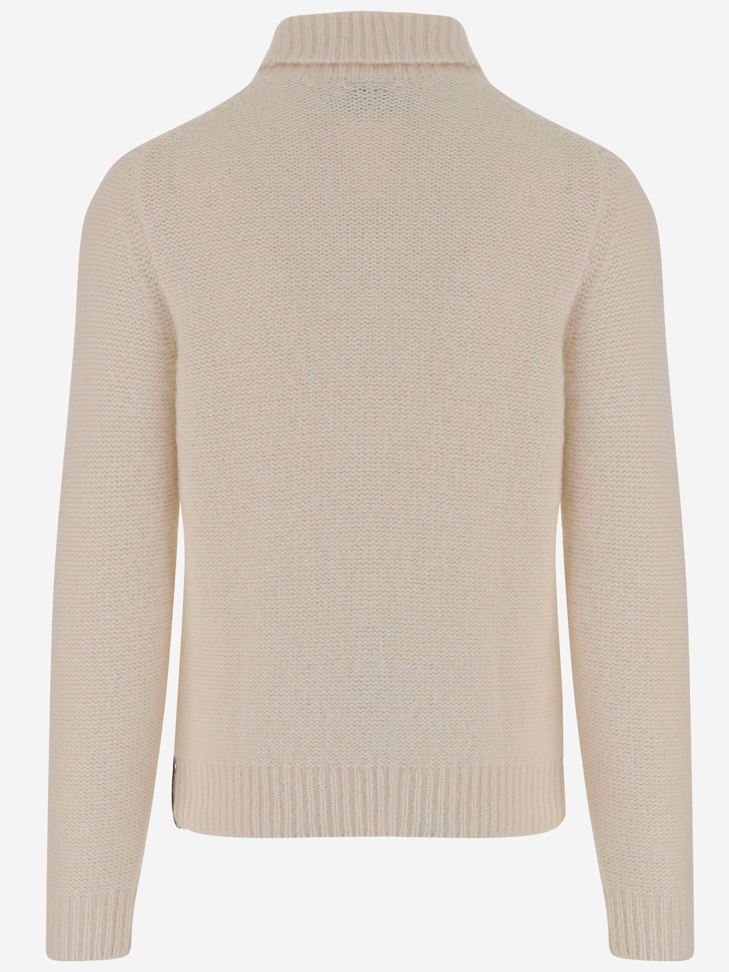 MAGLIA CON TRECCE IN COTONE E ALPACA K4138LW KBG K-WAY 