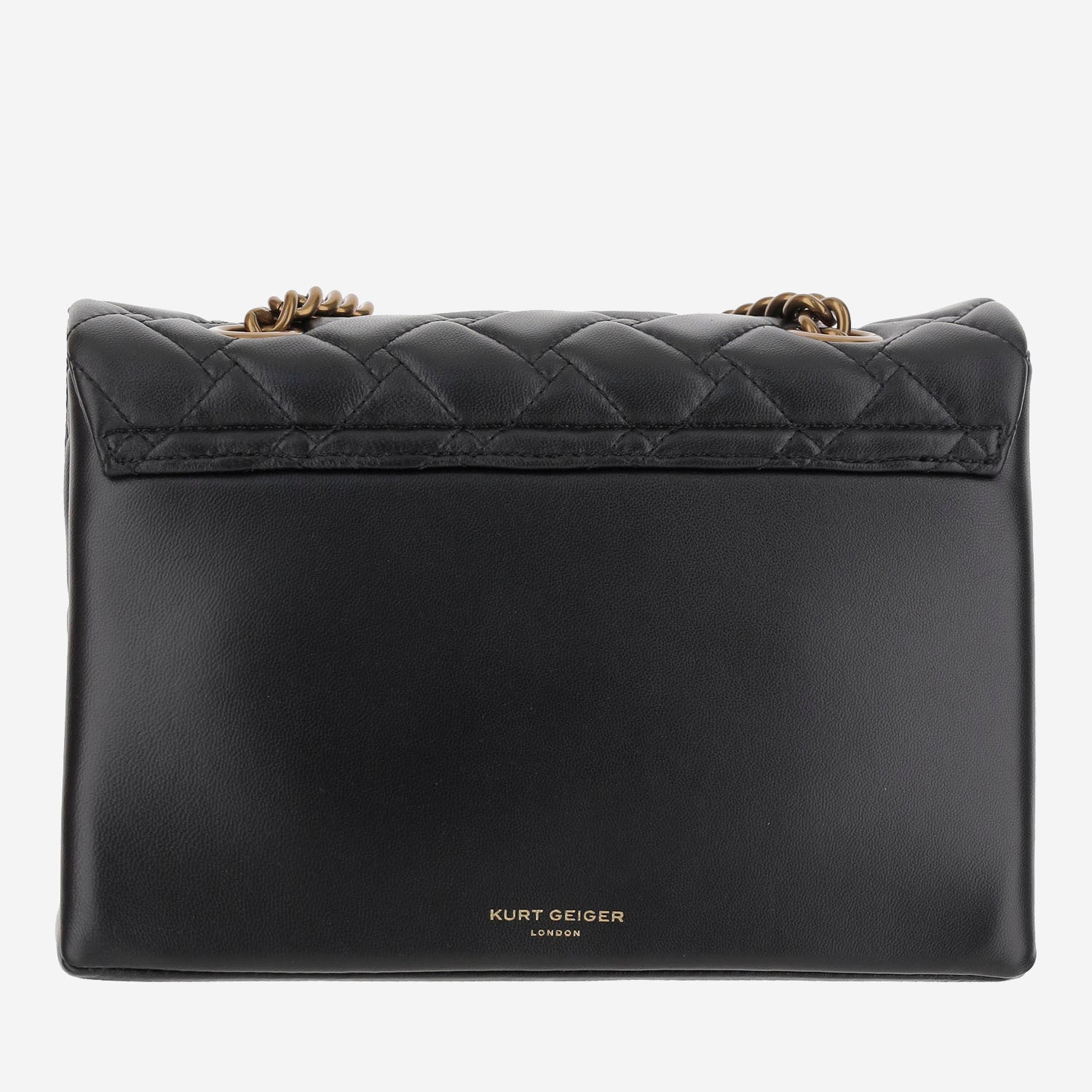 Borsa kensington in pelle<BR/><BR/> 1470400109 BLACK KURT GEIGER 