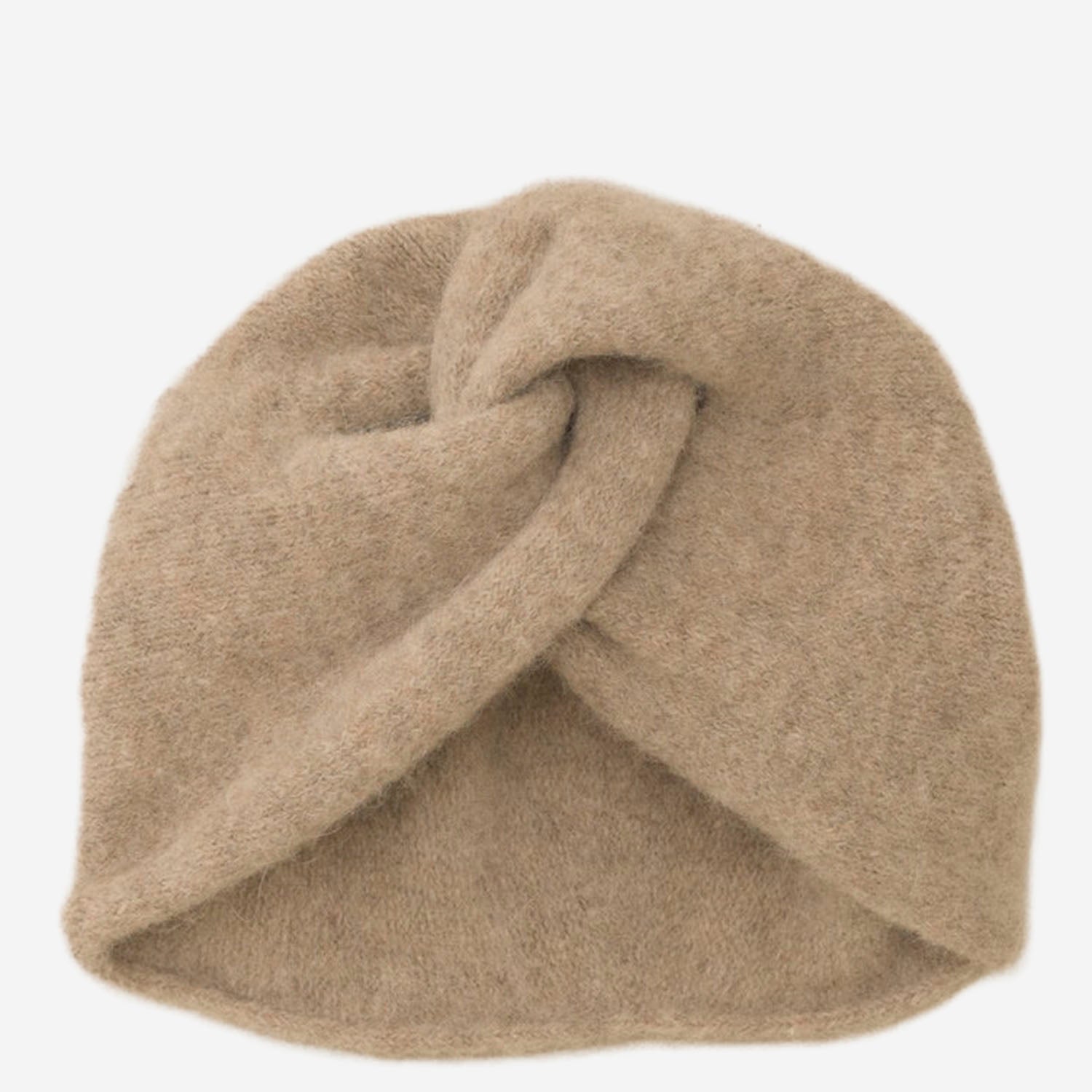 CAPPELLO IN MISTO ALPACA CON TORSIONE FRONTALE AW25A2576Y306 HUSK LAUREN MANOOGIAN 
