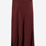GONNA LUNGA IN RAYON CON COULISSE AW25B2526W170 MERLOT* LAUREN MANOOGIAN 