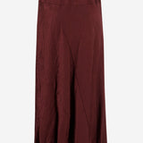 GONNA LUNGA IN RAYON CON COULISSE AW25B2526W170 MERLOT* LAUREN MANOOGIAN 