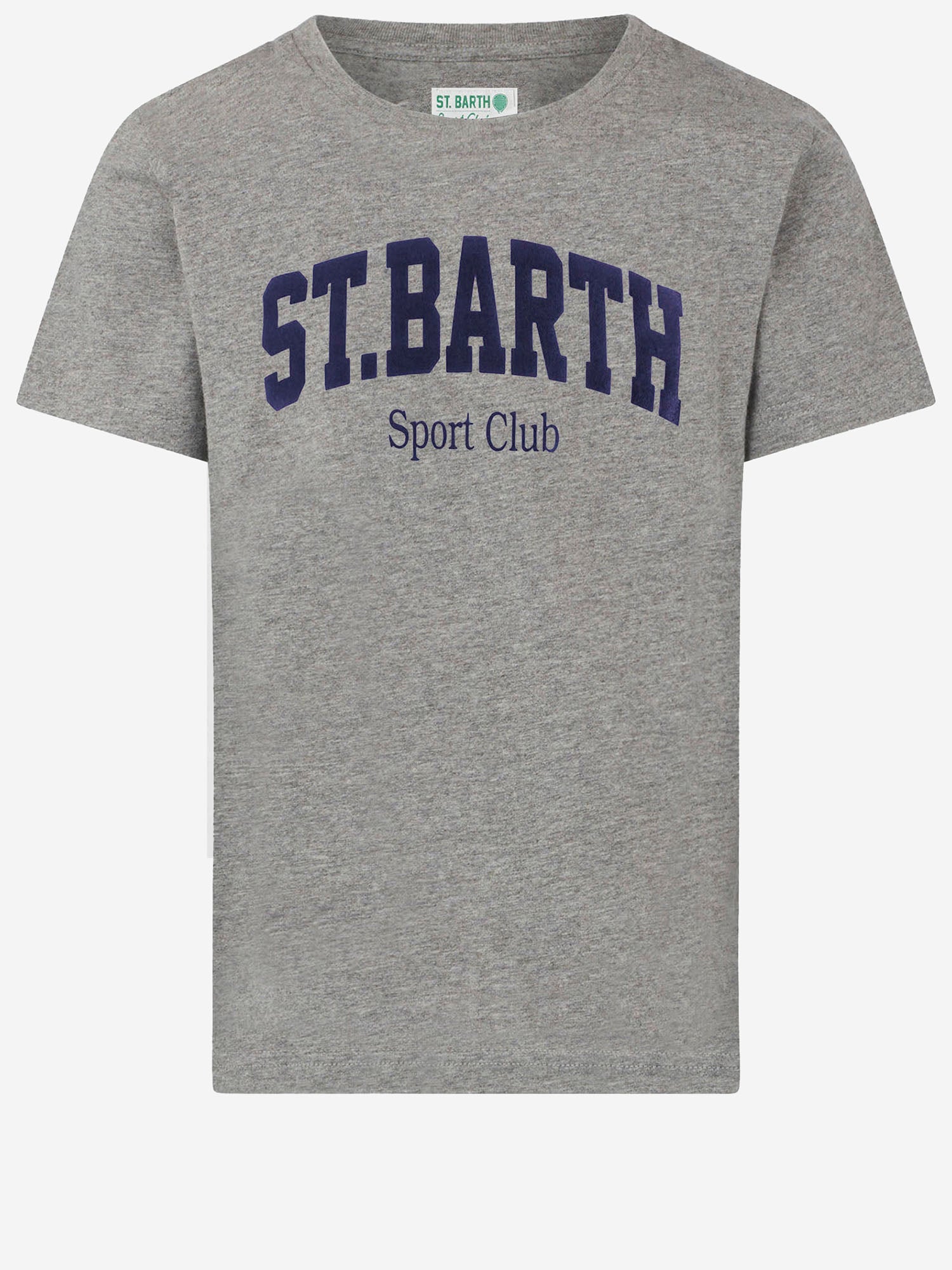 T-SHIRT IN COTONE CON STAMPA LOGO ARN0001 00146I MC2 SAINT BARTH 