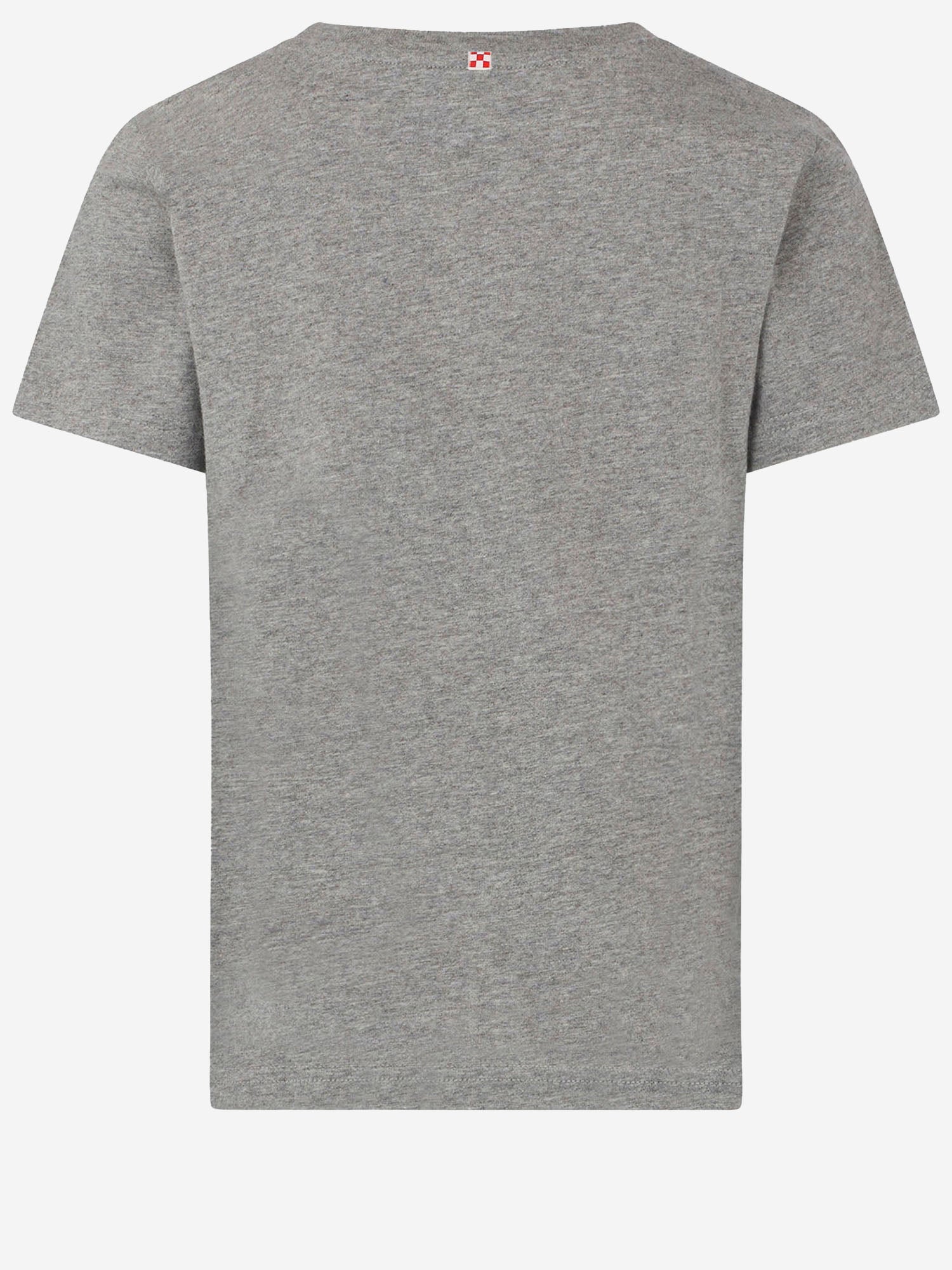 T-SHIRT IN COTONE CON STAMPA LOGO ARN0001 00146I MC2 SAINT BARTH 