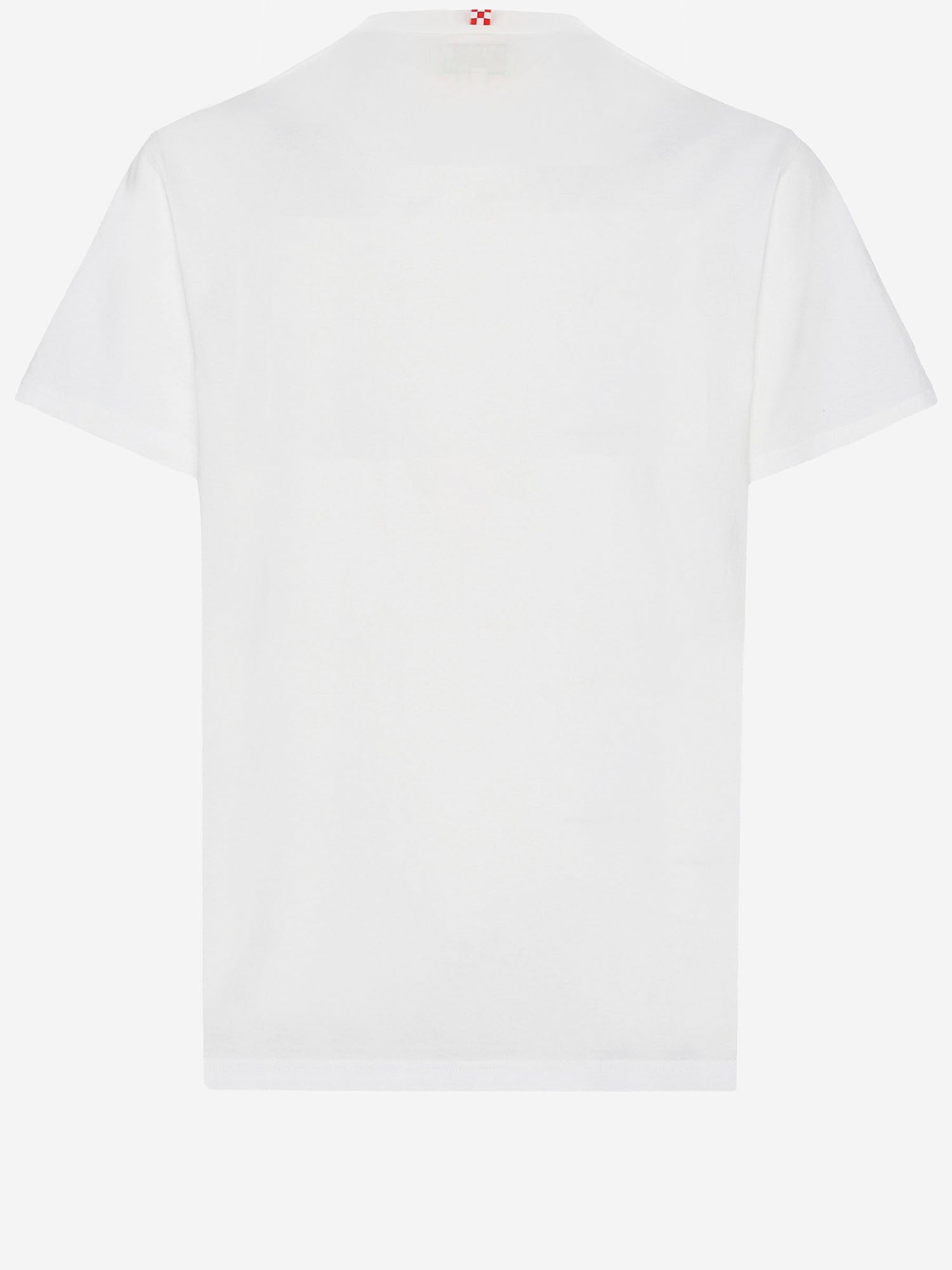 T-SHIRT IN COTONE CON STAMPA LOGO ARN0001 00861I MC2 SAINT BARTH 