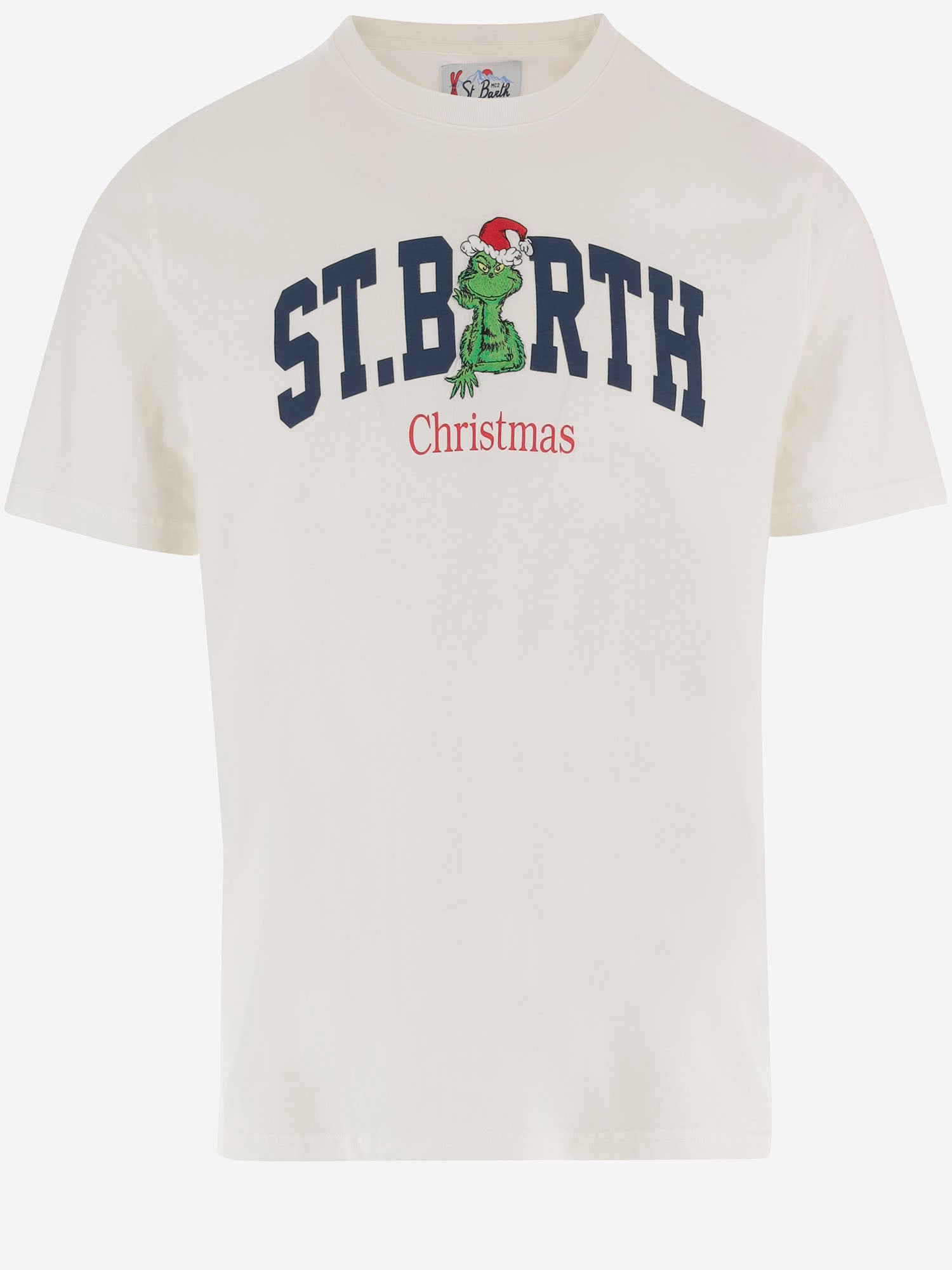 T-SHIRT IN COTONE CON  LOGO ARN0004 00580I MC2 SAINT BARTH 