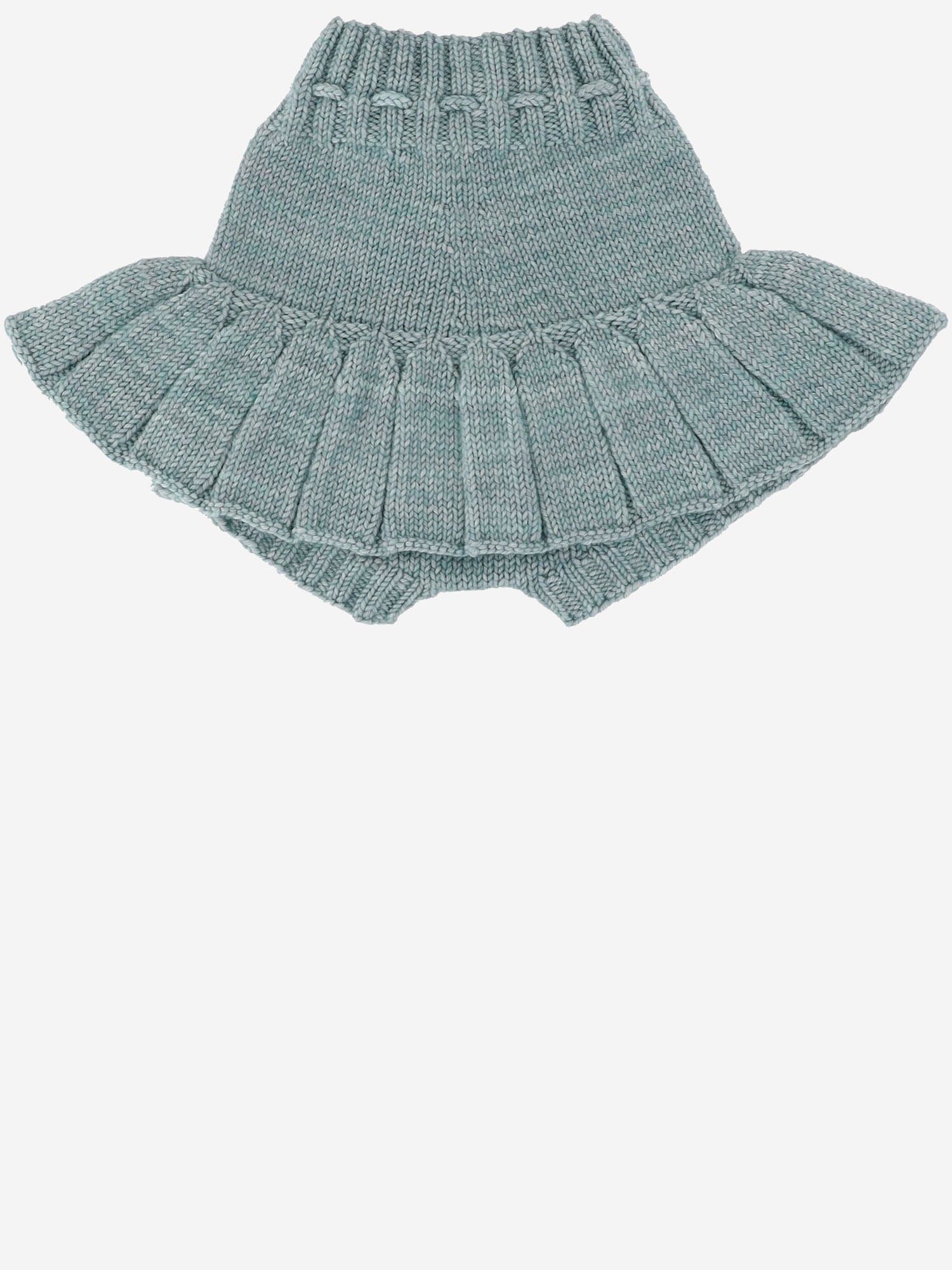 GONNA IN LANA CON SHORTS INTEGRATI E COULISSE K1003W25 315 MISHA & PUFF KIDS 