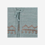 GILET IN LANA MERINO CON MOTIVO GRAFICO K1223W25 315 MISHA & PUFF KIDS 