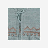 GILET IN LANA MERINO CON MOTIVO GRAFICO K1223W25 315 MISHA & PUFF KIDS 