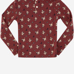 MAGLIA IN COTONE A COLLO ALTO CON STAMPA K3110W25 0A6 MISHA & PUFF KIDS 