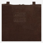 BORSA BEAU IN PELLE SCAMOSCIATA 5BB117 2CSSF0003 MIU MIU 