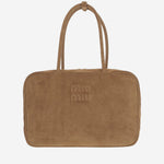 BORSA BEAU IN PELLE SCAMOSCIATA 5BB117 2CSSF0393 MIU MIU 