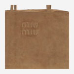 BORSA BEAU IN PELLE SCAMOSCIATA 5BB117 2CSSF0393 MIU MIU 