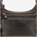 Borsa Pocket in nappa invecchiata 5BC188 AF8TF0201 MIU MIU 