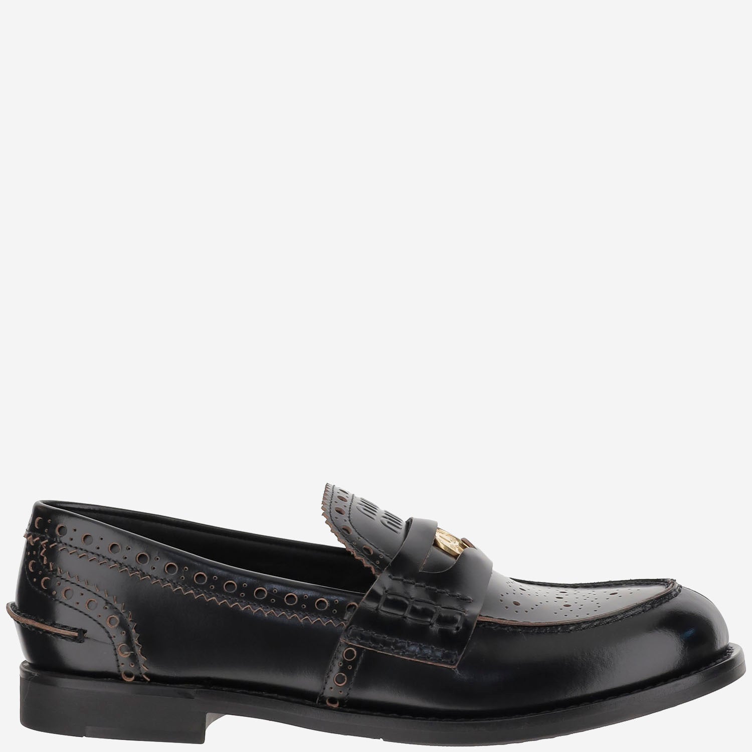 MOCASSINI IN PELLE 5D506E 070F0002 MIU MIU 