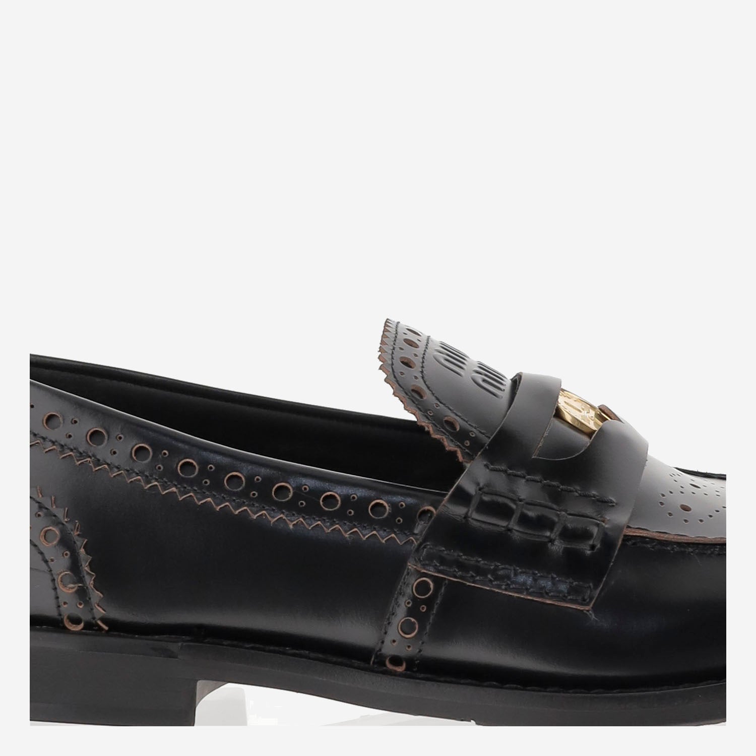 MOCASSINI IN PELLE 5D506E 070F0002 MIU MIU 