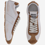 SNEAKERS PLUME IN NAPPA 5E114E 3LP9F0LT1 MIU MIU 