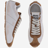 SNEAKERS PLUME IN NAPPA 5E114E 3LP9F0LT1 MIU MIU 